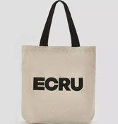 Resim Ecru Logo Baskılı Alışveriş Çantası 184516108 Ekru 