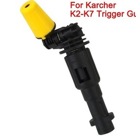 Resim Karcher Uyumlu Tetik Tabancaları Araba Yıkama Aracı 360 Gimbaled Spin Temizleyici Püskürtme Memesi Kir Şok Turbo Memesi İçin Fit K Series 