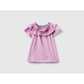 Resim Benetton Kız Çocuk T-shirt 3F4JC10HV-24Y (3F4JC10HV-24Y) 