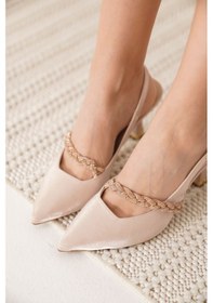 Resim Drey Bej Kadın Topuklu Ayakkabı Bej 