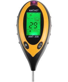 Resim Amtast 4 Parametre Toprak Ph Nem Isı Işık Ölçer 