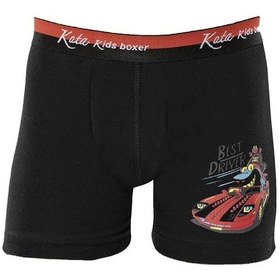Resim 12 Adet Kota Erkek Çocuk Baskılı Likralı Boxer Karışık Renk 1005 