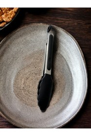 Resim CHANCE GİFT Yüksek Isıya Dayanıklı Masterchef Mutfak Maşası Silikon Uçlu Kilit Sistemli Paslanmaz Çelik Maşa 