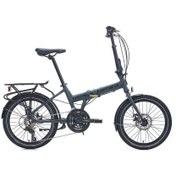 Resim Carraro Flexi 121 Md - 20 Jant 21 Vites Katlanır Bisiklet - Mat Storm Gri / Siyah 