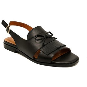 Resim Sandalet Kadın Mar-25y-166-416 John May Siyah Cilt Siyah 