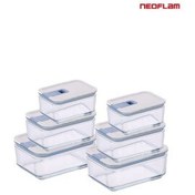 Resim Neoflam Perfect Seal Cam Saklama Kabı Seti 6 Parça 