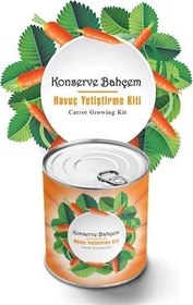 Resim Konserve Bahçem Evde Konservede Havuç Yetiştirme Büyütme Kiti 