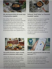 Resim Philips 7000 Seri Xxl Connected 8,3 Lt Aile Boyu Kapasite 22'in1 Uzaktan Bağlantılı Premium Airfryer 