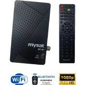 Resim Mysat M1-W Youtube, Wifi Full Hd + Bluetooth Kumanda Dijital Uydu Alıcı 