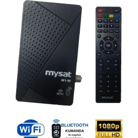 Resim Mysat M1-W Youtube, Wifi Full Hd + Bluetooth Kumanda Dijital Uydu Alıcı 