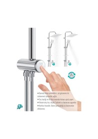 Resim Valtemo Tepe Duş Seti Aqua Siyah Krom 2524 Siyah 