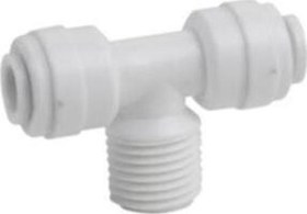 Resim Su Arıtma Cihazı Tatlandırıcı Filtre Için Yan Diş T Dirsek Quick 