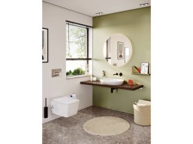 Resim VitrA Origin Classic A4512336WTC Lavabo Sifonu, T Tipi, Mat Siyah 