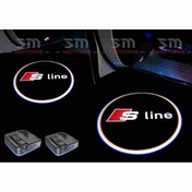 Resim Sm Motors Audi S Line Kapı Altı Led Logo Projektör (2 Adet) 