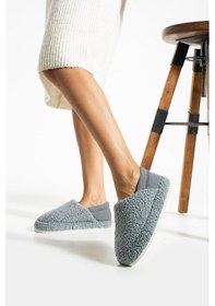 Resim Glenz Kadın Lastikli Kaymaz Taban Peluş Ev Botu Panduf Ts1153 001 