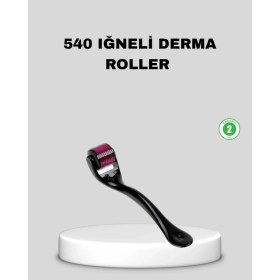 Resim Motto Ticaret Derma Roller Titanyum Iğneli Cilt Yenileyici - Akne ve Kırışıklık Karşıtı 