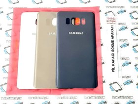Resim Samsung Galaxy Note 5 Arka Pil Batarya Kapağı (CAM) Lacivert 