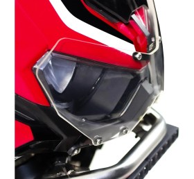 Resim GP Kompozit Honda Africa Twin CRF1100L L1 2020-2023 Uyumlu Far Koruma Şeffaf 