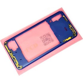 Resim Tkgz - Samsung Galaxy Uyumlu A70 A705 Full Kasa Arka Kapak Batarya Kapağı - Mavi Çok Renkli 