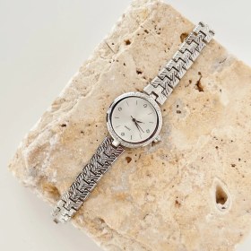 Resim Tanyus Gri Beyaz Saat 