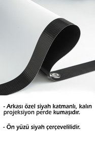 Resim wenthi 250 X 200 Sabit Çerçeveli Fixed Frame Duvar Tipi Projeksiyon Perdesi 