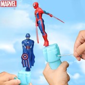 Resim 1 adet MARVEL Spider-Man, Iron Man, Captain America Dönen Hareket Figürleri Yükseliş Hareketi ile - Canlı Renkler, Dinamik Pozlar, Noel, Paskalya, Şükran Günü için Koleksiyonluk Hediye (Yenilik Oyuncak), Bayramlık Hediye, Aksiyon Pozu Tasarımı, Karmaşık Tasarımlar 