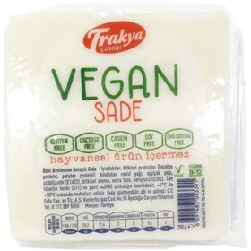 Resim TRAKYA ÇİFTLİĞİ Vegan Peynir Sade 250g 
