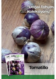Resim 30 Adet Mor Altın Çilek Tomatillo Tohumu 