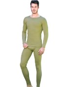 Resim Erkek Haki Termal Alt Üst Takım Haki 