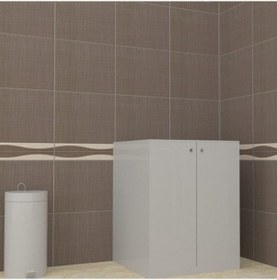 Resim Çamaşır Makinesi Dolabı Poyraz Alt Beyaz 