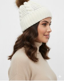 Resim STELLA VESTİNO Ponponlu Örgü Bere Unisex | Örgü Kışlık Erkek & Kadın Bere 