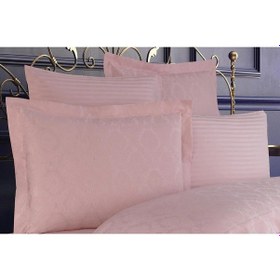 Resim Monaco Bambu Jakar Kumaş Pudra Ikili Oksford 60x80 Cm Yastık Kılıfı-1322 Çok Renkli 