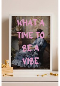 Resim Saturn Young Lady At The Fireplace Çerçeveli Tablo What A Time To Be A Vibe Maximalist Decor Altered Art 