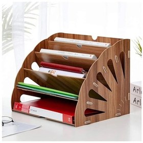 Resim CapellaWoodWorks Masa Üstü Organizer Ceviz 