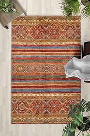 Resim Monnhein Yıkanabilir Halı ve Yolluk - Kaymaz Tabanlı Salon Halısı, Mutfak Halısı, Modern Dijital Baskı Tasarım (0338) 
