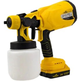 Resim mr.celikpazar Profesyonel Akülü Püskürtme Tabanca Kablosuz Güçlü Boya Uygulama 