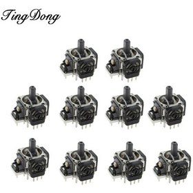 Resim Xbox One Alps 3d Og Joystick Eksen Sensörü 3 Pin Playstation 4 Ps4 Denetleyici Onarım Parçası İçin Thumbstick 