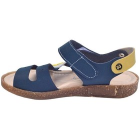Resim Kiko Kids Kiko Şb 2498-07 Orto pedik Erkek Çocuk Sandalet Terlik Lacivert - Lacivert - Gri 