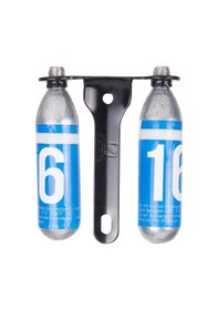 Resim Fortunelane Siyah Alüminyum Co2 Kartuş Tutucu - Cam Flaske Kafesi Altına Kolay Kurulum - Bisiklet Yedek Parça Çok Renkli Çok Renkli 