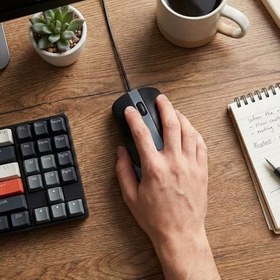 Resim Torima TM-06 Kablolu Gri Optik Mouse 