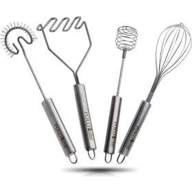 Resim Polo Chef Proline 4 Parça Paslanmaz Çelik Çırpıcı Seti 