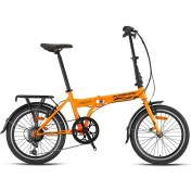 Resim Kron Fold 4.0 20 Jant V 7 Katlanır Bisiklet Turuncu-Siyah 