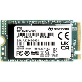 Resim Transcend 1TB 2.000/1.700 Mb/s Pcıe GEN3X4 Nvme 3D Tlc M.2 SSD TS1TMTE400S 