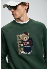 Resim Lufian Erkek Storm Sweatshirt 112030172 Çimen Yeşili Çimen Yeşili 