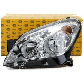 Resim Hella Opel Astra H Uyumlu Ön Sol Far Krom Makyajlı Kasa 1216659 MRK-1EG270370611 SOT 