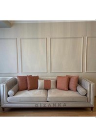 Resim Eşit Tasarım Boyanabilir Çıta Hazır Kesim Anka129 