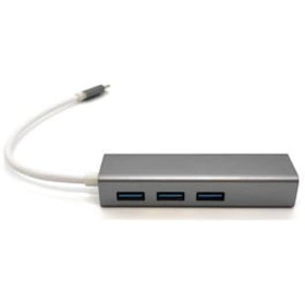 Resim Beek Type-C - Gigabit Ethernet Çevirici & Usb Çoklayıcı Adaptör 