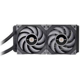 Resim Thermaltake 240mm Toughlıquıd Ultra 240 Cl-w322-pl12gm-a Rgb Lcd Ekranlı Am5-1700p Sıvı Soğutmalı İş 