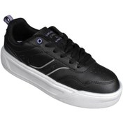 Resim Kinetix Kadın Siyah Pembe Cilt Kalın Taban Sneaker Spor Ayakkabı 001 