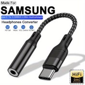 Resim Type C'den 3.5mm Aux Adaptörü SamSung S23 S22 S21 S20 Ultra için, iPad Pro için Dönüştürücü, Xiaomi One Plus için USB C Kulaklık Ses Kablosu 